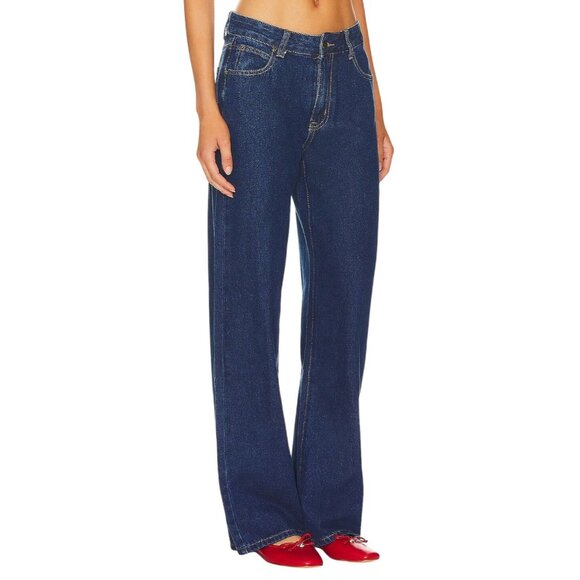 LIONESS Top Model Jean in Dark Denim X-Small Womens Denim Pants - Picture 1 of 14